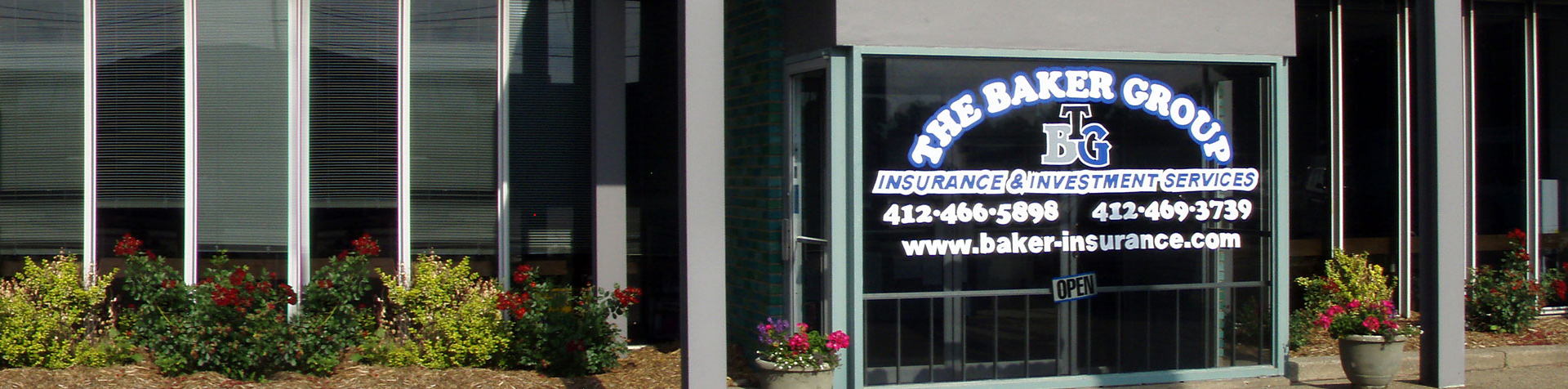 The Baker Group storefront exterior